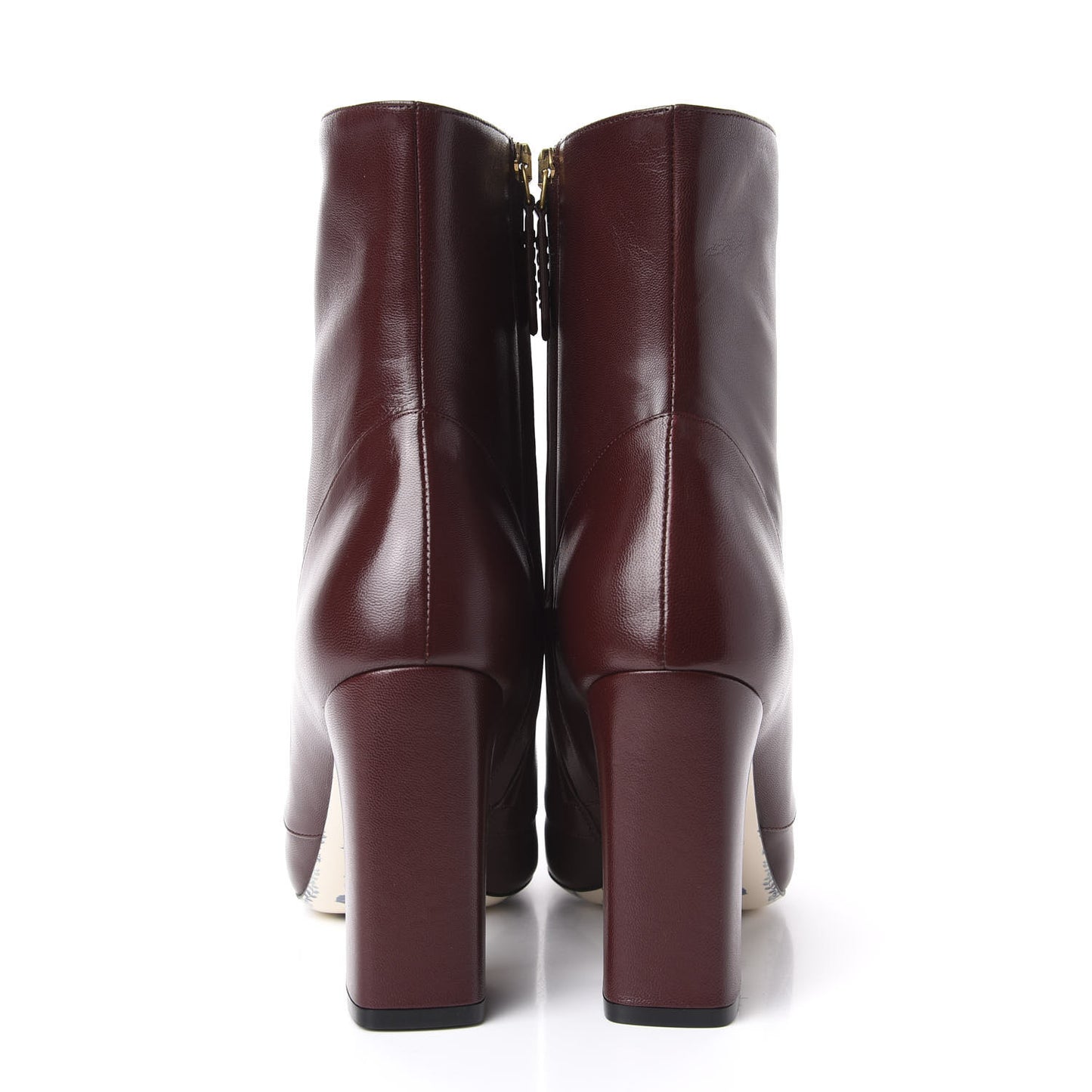 Malaga Kid GG Victoire 95mm Ankle Boots 38.5 Vintage Bordeaux