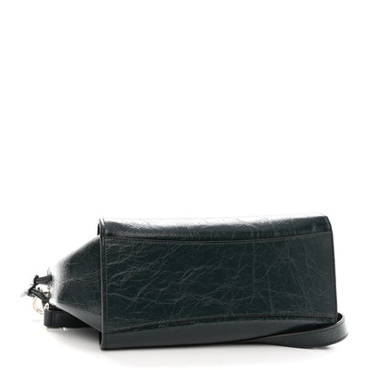 Mulberry Glossy Calfskin Small Iris Tote Black 4 of 9