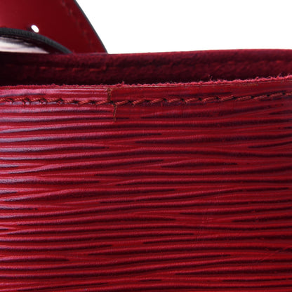 Louis Vuitton Epi Sac D'Epaule Castillan Red 5 of 6