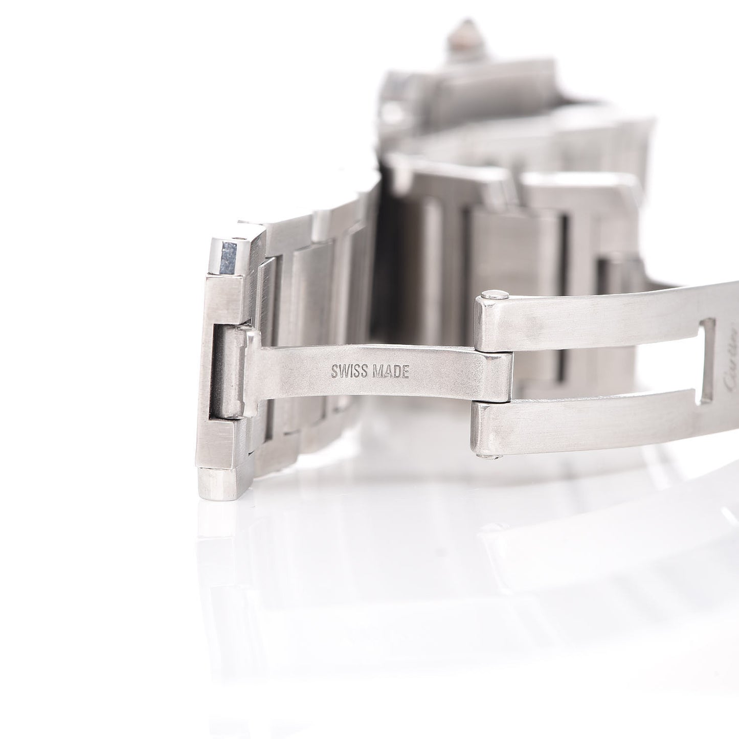 Stainless Steel 25mm Tank Francaise Quartz Watch