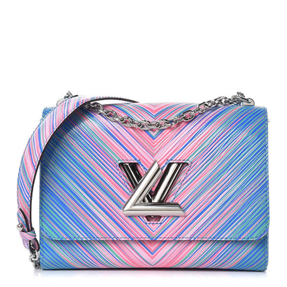 Louis Vuitton Epi Tropical Twist Shoulder Bag MM Blue Rose 1 of 6