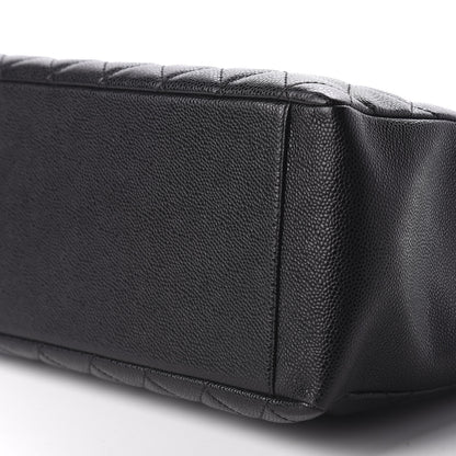 Chanel Caviar Quilted Grand Shopping Tote GST Black 7 of 9