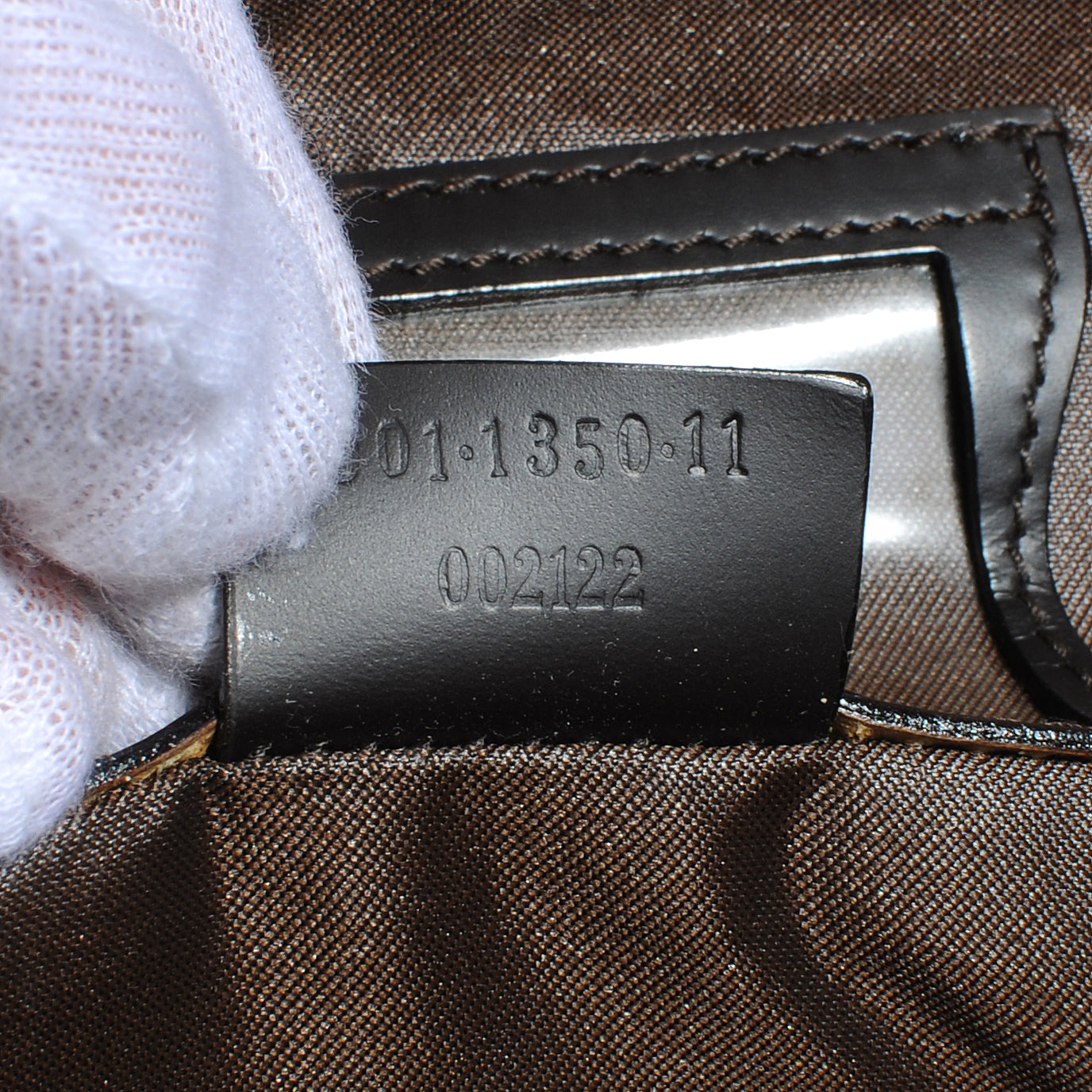 Nylon Monogram Medium Lightweight Suitcase Luggage Brown
