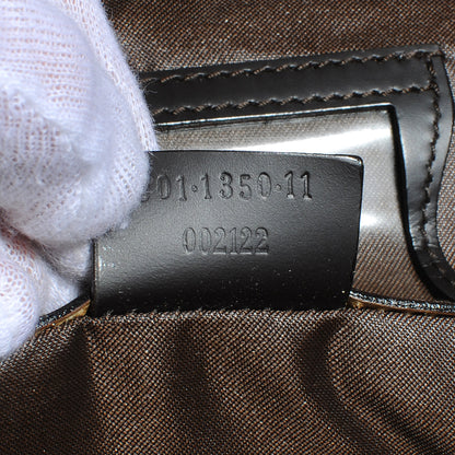 Gucci Nylon Monogram Medium Lightweight Suitcase Luggage Brown 10 of 11