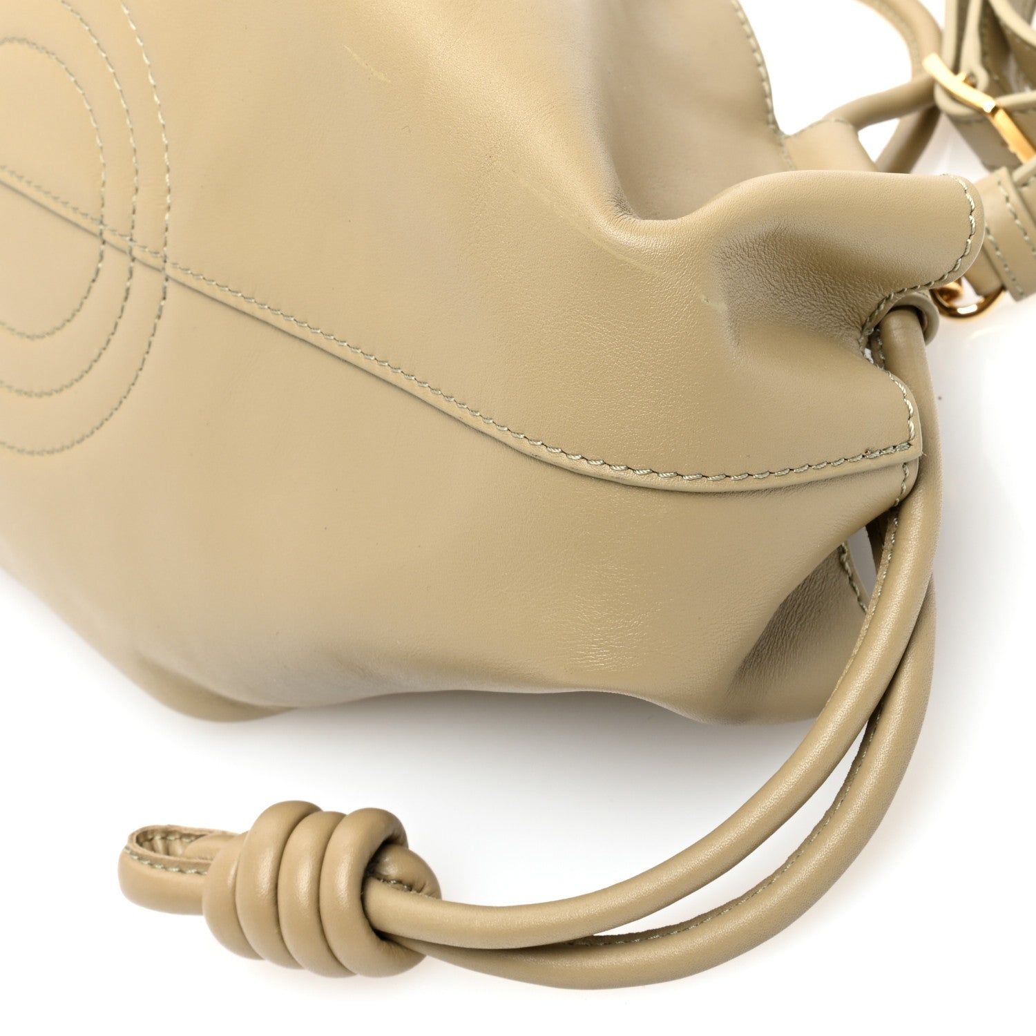 Loewe Shiny Nappa Calfskin Small Paseo Bag Clay Green 9 of 9