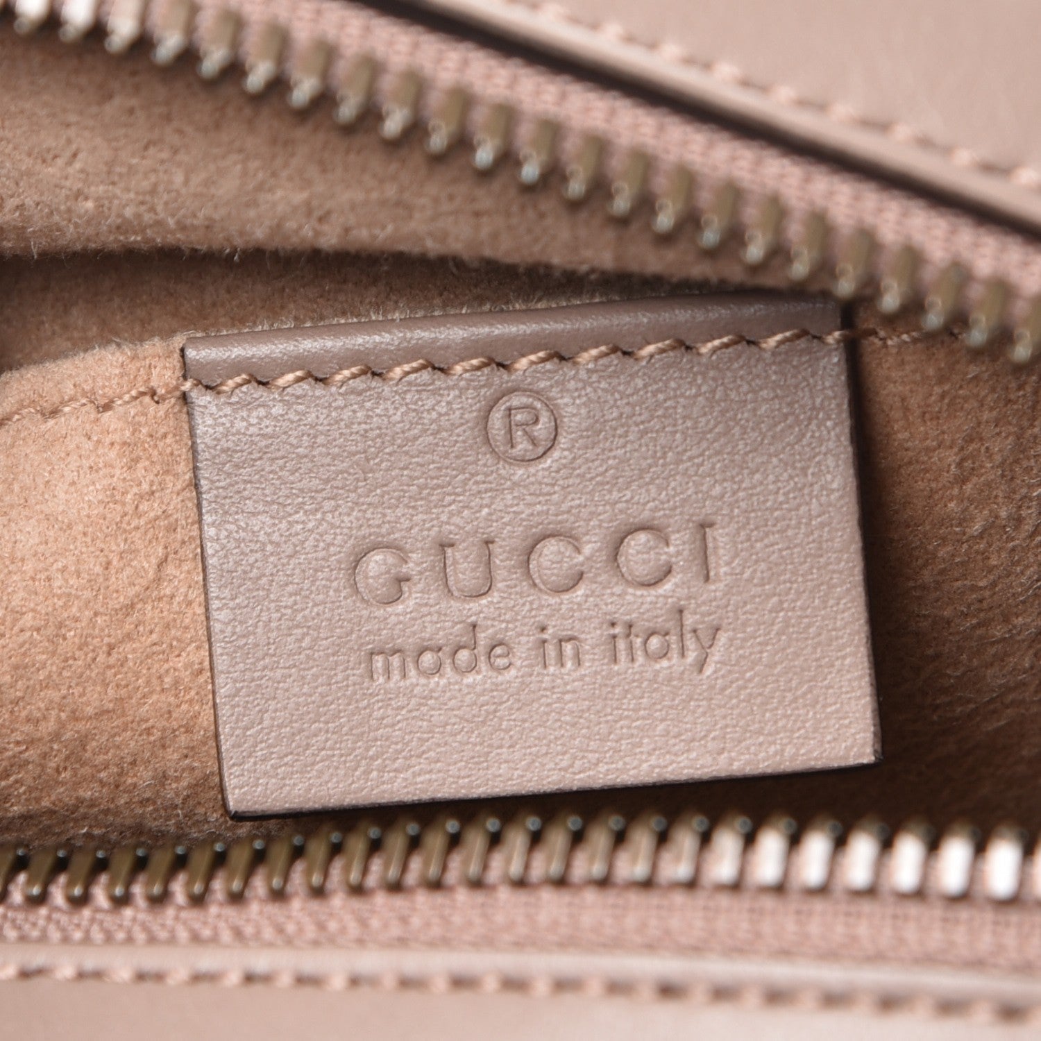 Gucci Calfskin Matelasse Small GG Marmont Chain Shoulder Bag Taupe 6 of 7