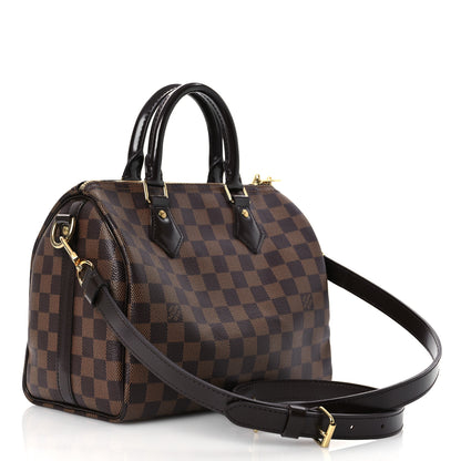 Louis Vuitton Damier Ebene Speedy Bandouliere 25 3 of 13