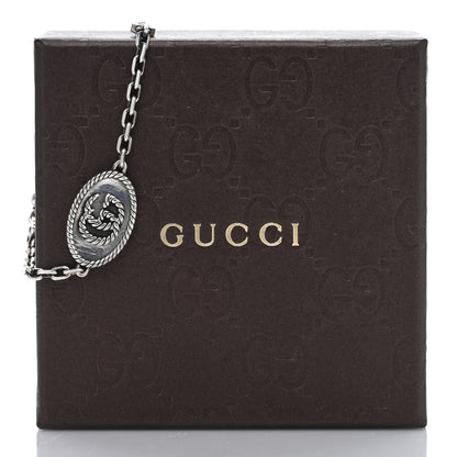Gucci Sterling Silver Torchon Double G Bracelet 4 of 4