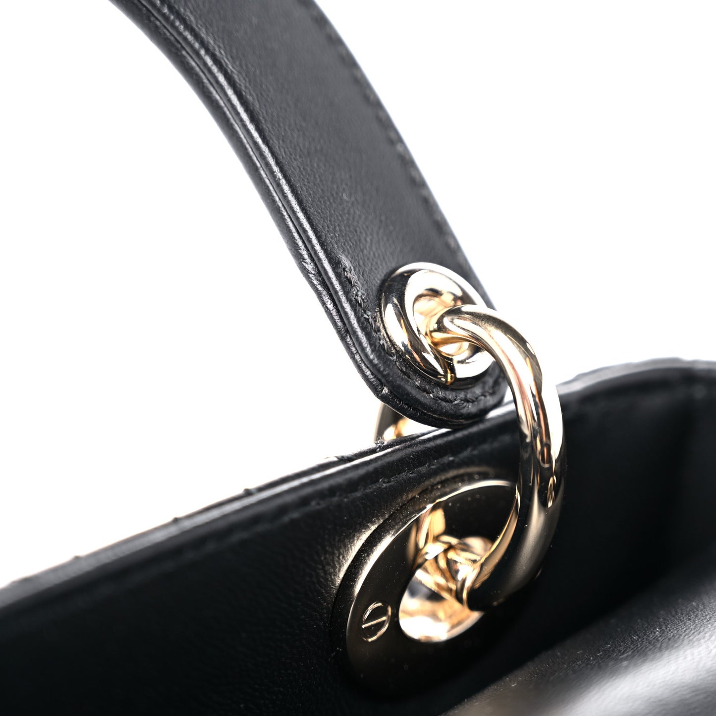 Lambskin Cannage Small My ABCDior Lady Dior Black