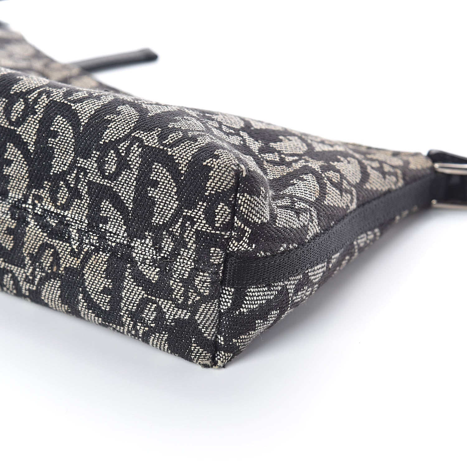 Christian Dior Monogram Shoulder Bag Pochette Black 8 of 8