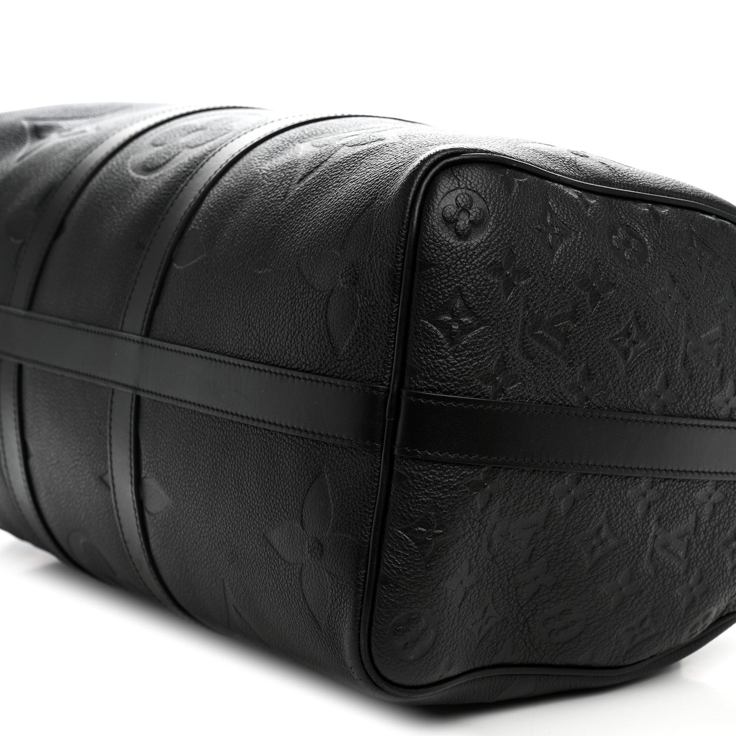 Louis Vuitton Empreinte Monogram Giant Keepall Bandouliere 45 Black 8 of 9