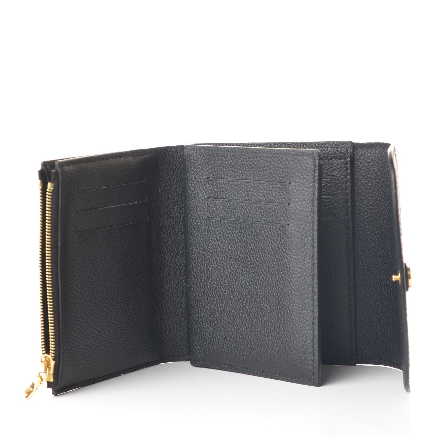 Louis Vuitton Empreinte Ariane Wallet Black 5 of 8