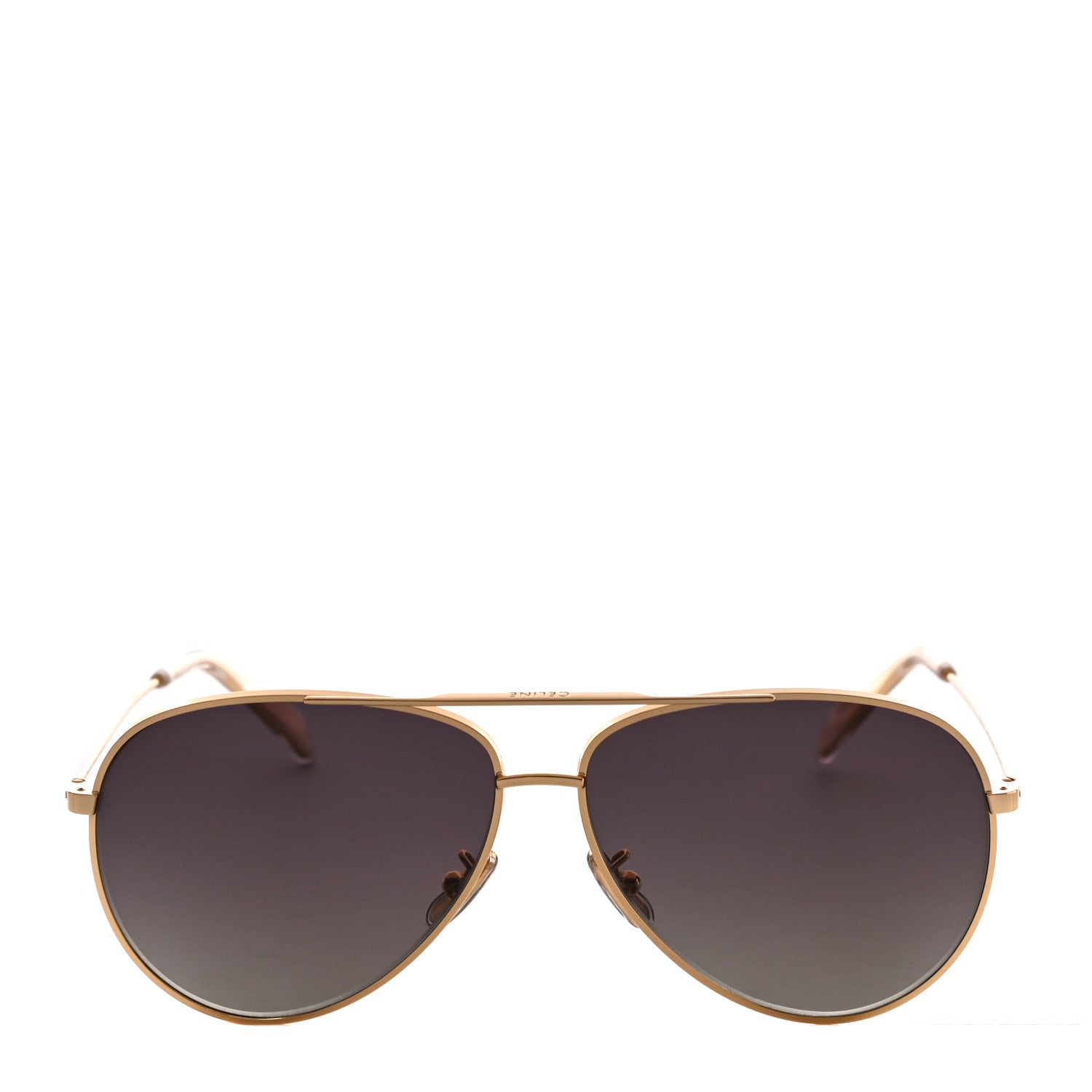 Celine Aviator Sunglasses CL 40062U Gold 4 of 8