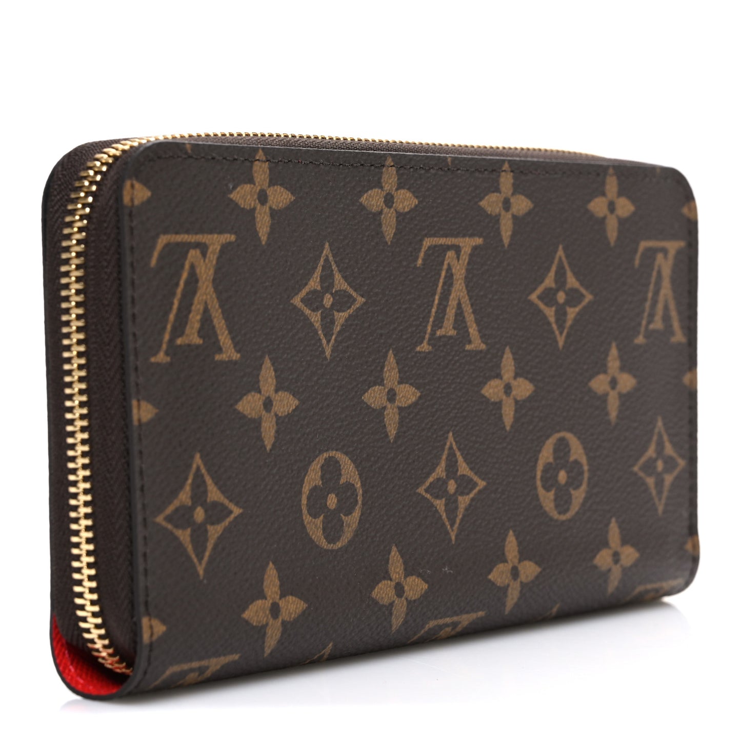 Monogram Zippy Wallet Coquelicot