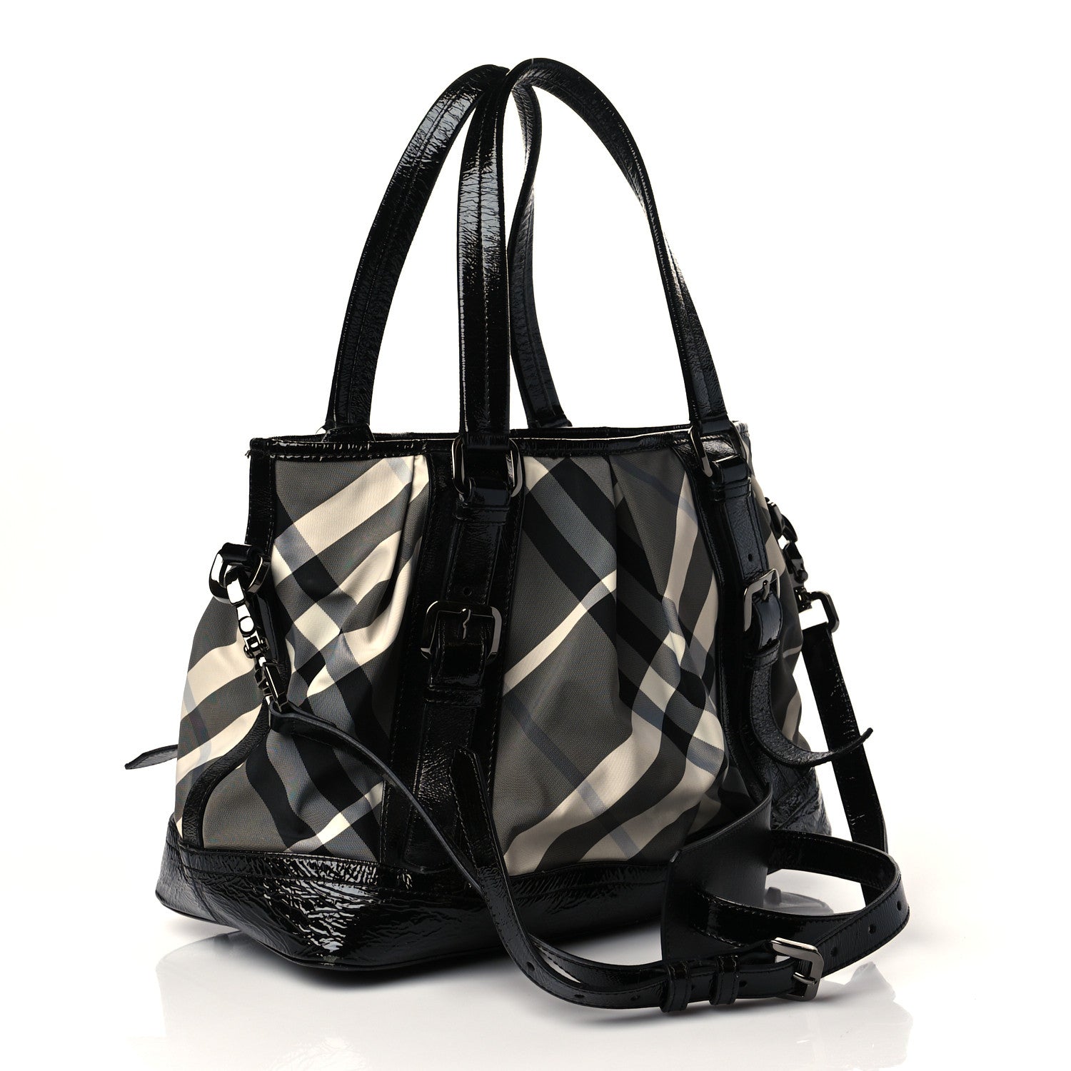 Burberry Nylon Beat Check Lowry Black 3 of 10