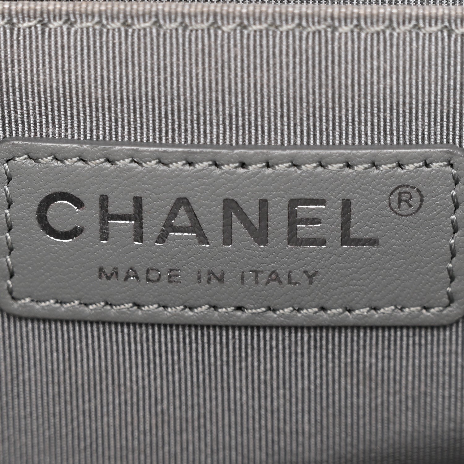 Chanel Calfskin Chevron Quilted Medium Boy Flap Black 6 of 10