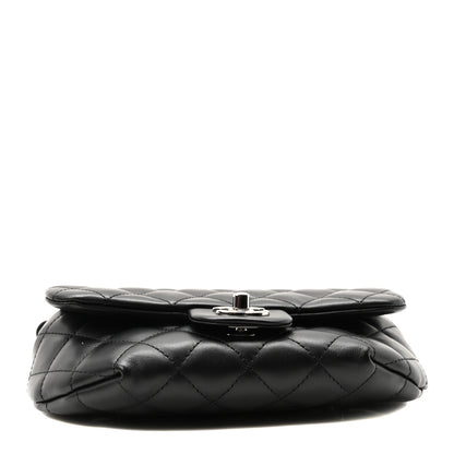 Chanel Calfskin Quilted CC Uniform Flap Belt Bag Black 4 of 10
