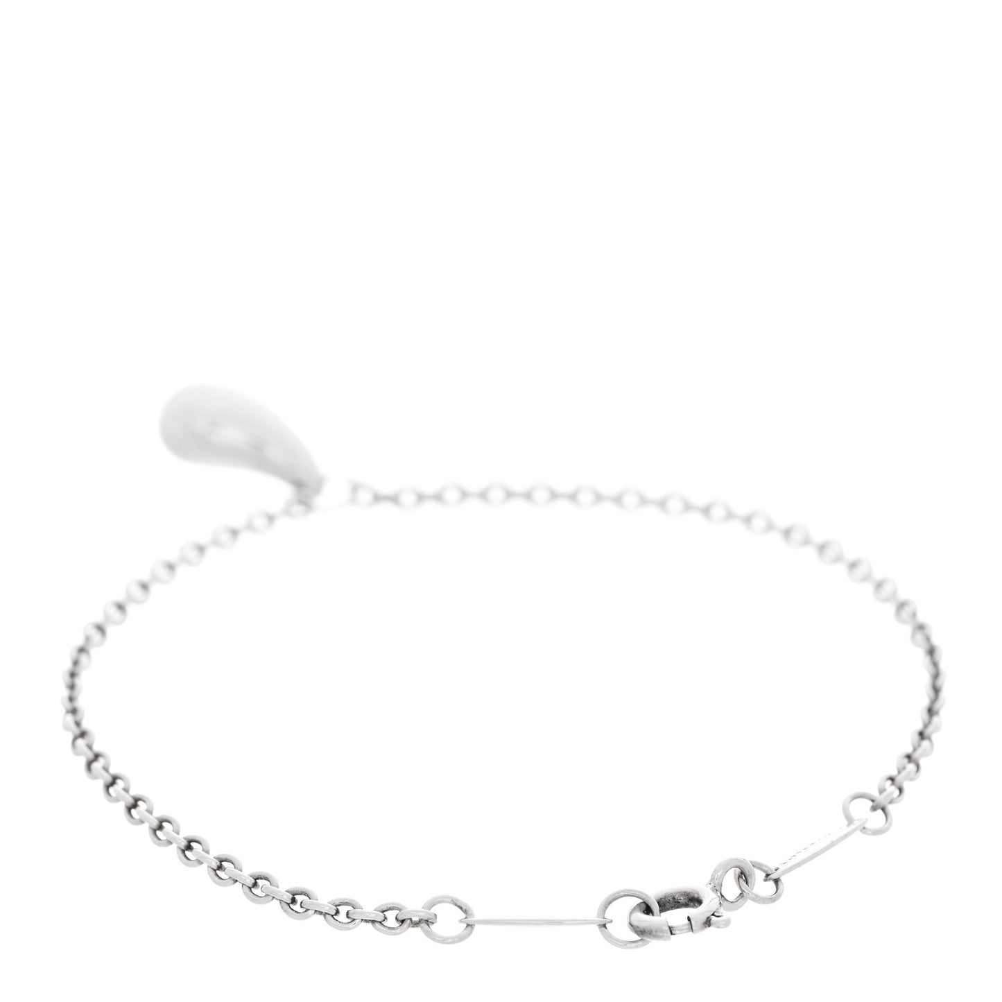 Sterling Silver Elsa Peretti Teardrop Charm Bracelet