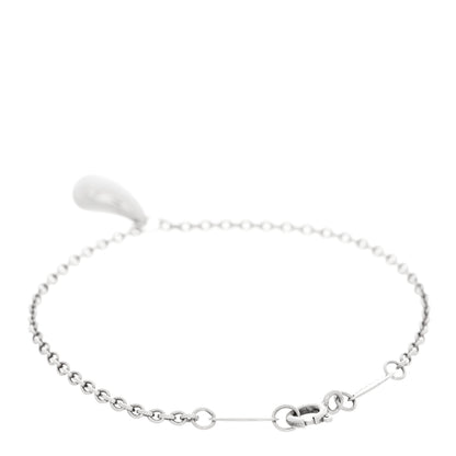 Tiffany Sterling Silver Elsa Peretti Teardrop Charm Bracelet 2 of 4