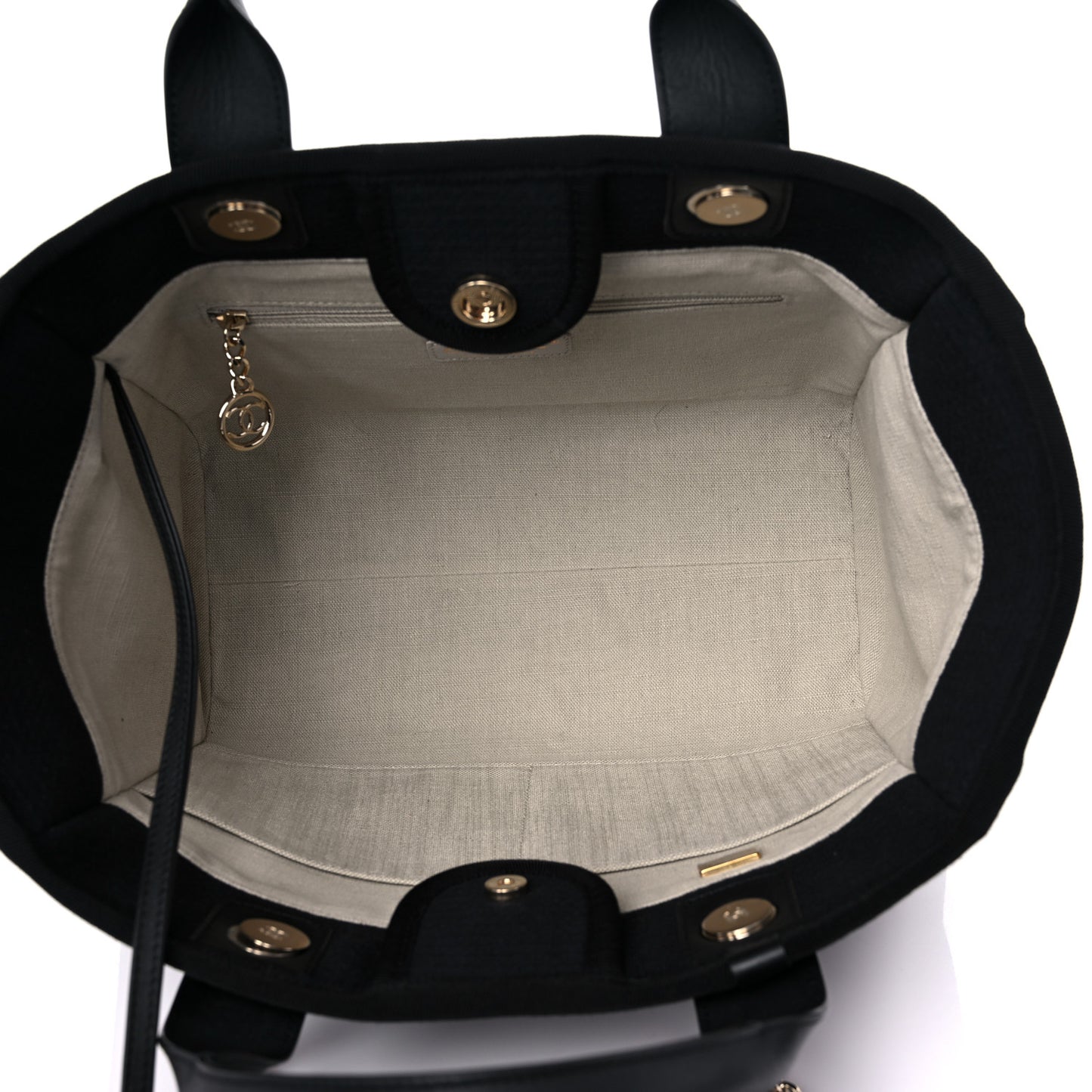 Mixed Fibers Small Deauville Tote Black