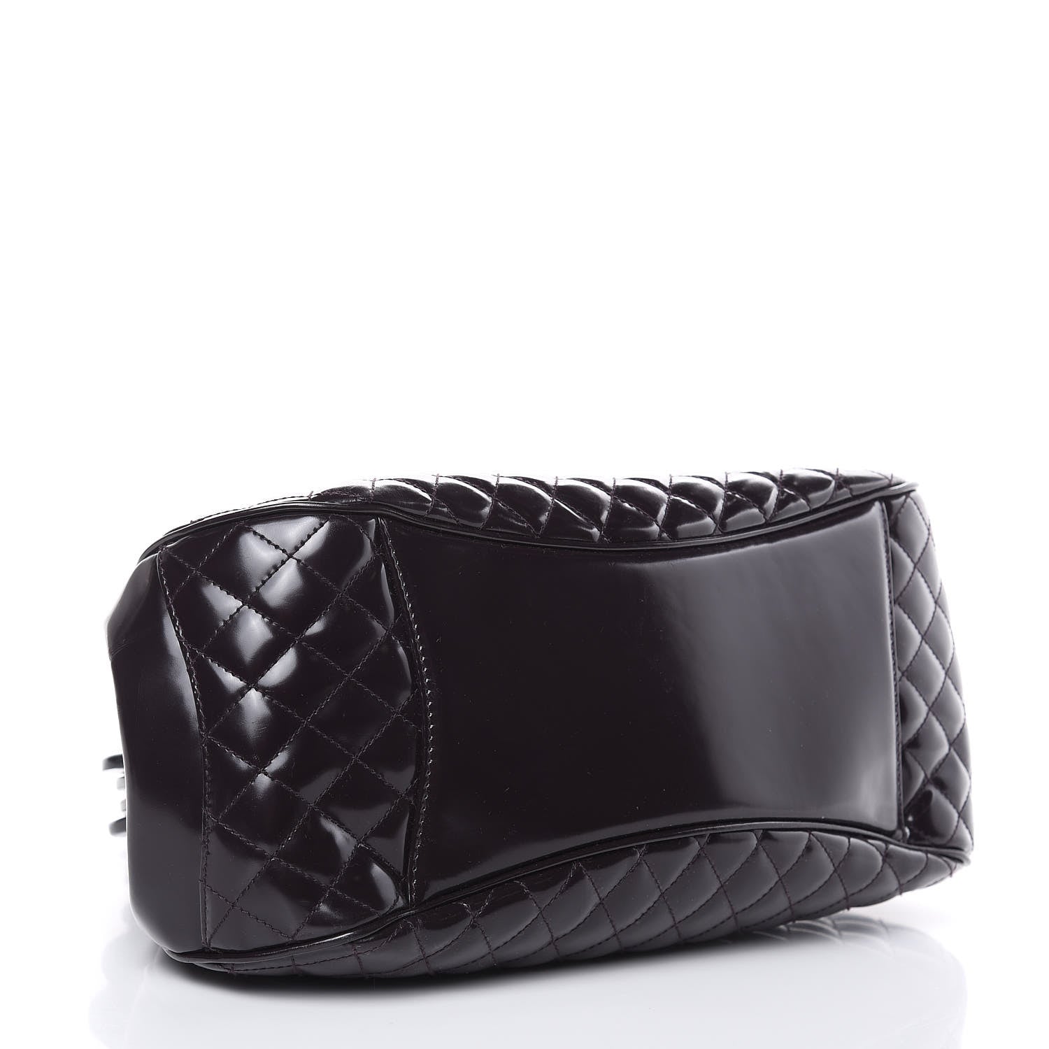 Chanel Glazed Calfskin Quilted Small Mademoiselle Frame Bag Purple 4 of 11