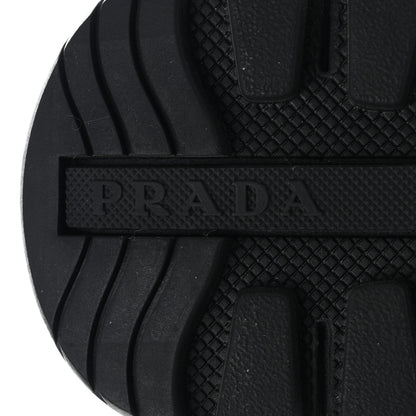 Prada Suede Calzature Scamosciato Logo Womens Low Top Sneakers 36.5 Mimetico 6 of 11