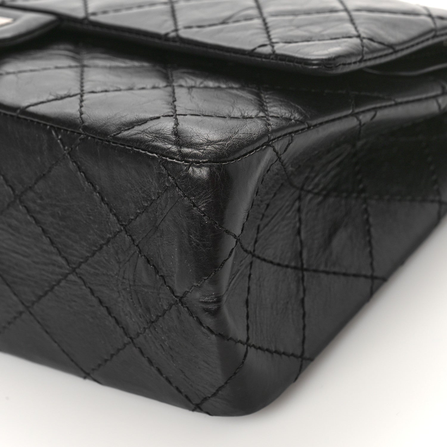 Chanel Aged Calfskin Quilted 2.55 Reissue 226 Flap Black 9 of 9