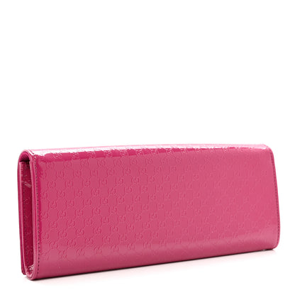 Gucci Patent Microguccissima Small Broadway Clutch Peonia Flower 3 of 7