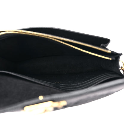 Louis Vuitton Empreinte Vavin Chain Wallet Black 5 of 11