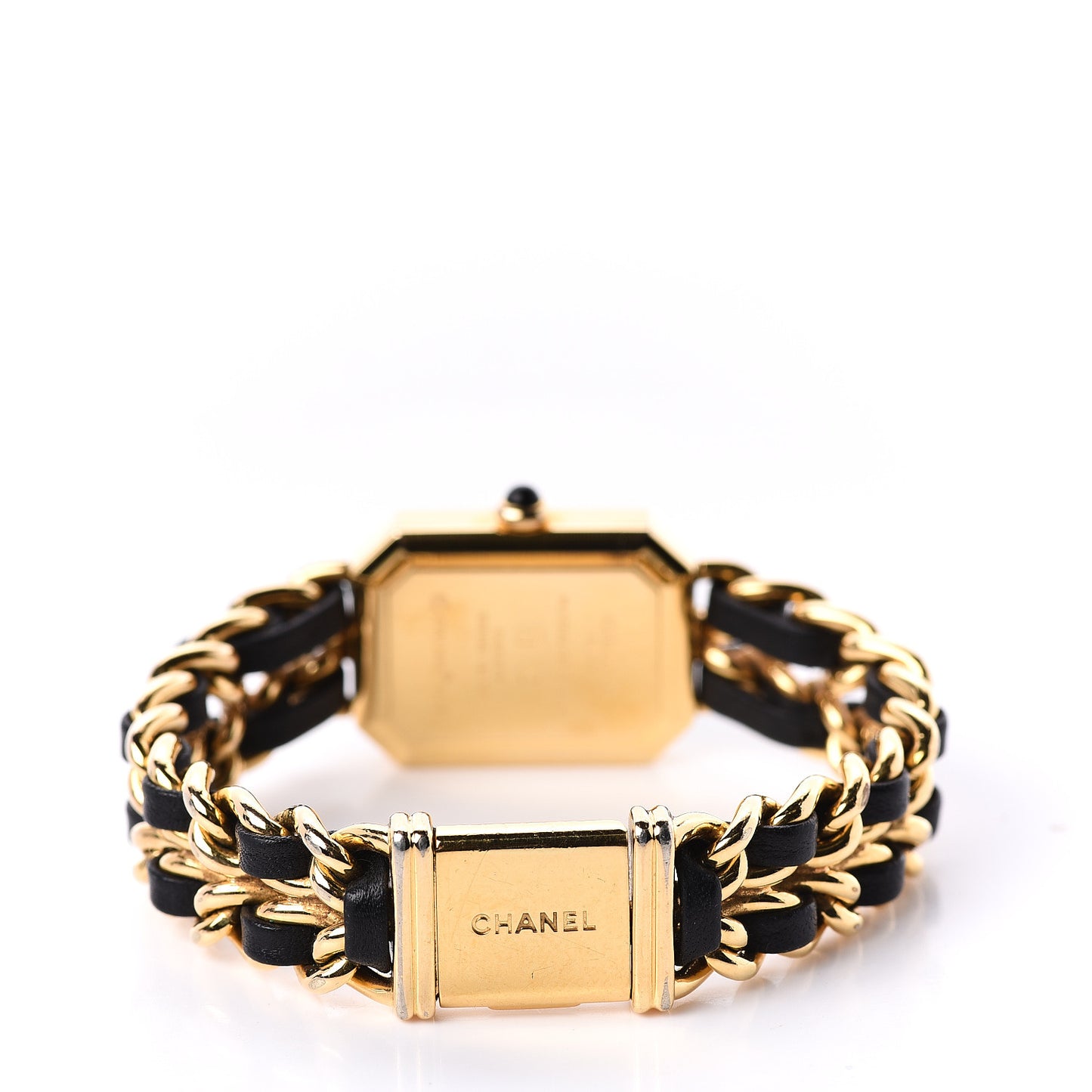Stainless Steel Lambskin 20mm Chain Premiere Quartz Watch Gold M