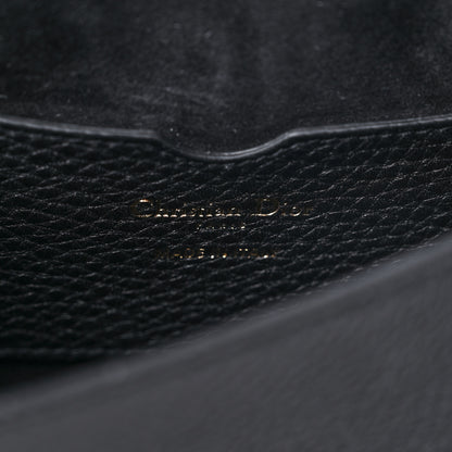 Christian Dior Grained Calfskin Medium Bobby Flap Black 6 of 11