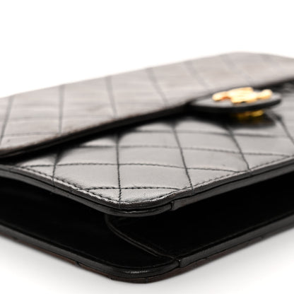 Chanel Lambskin Quilted Medium Single Flap Black 9 of 10