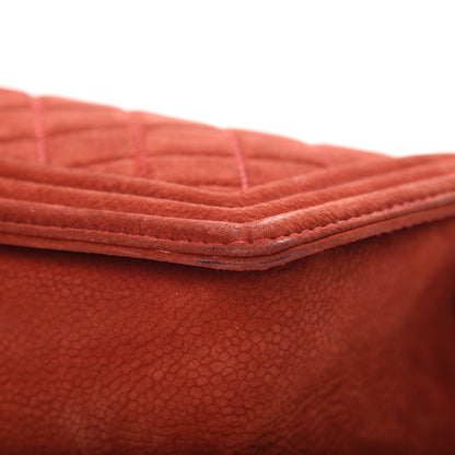 Chanel Iridescent Caviar Quilted Medium Boy Flap Red 9 of 12