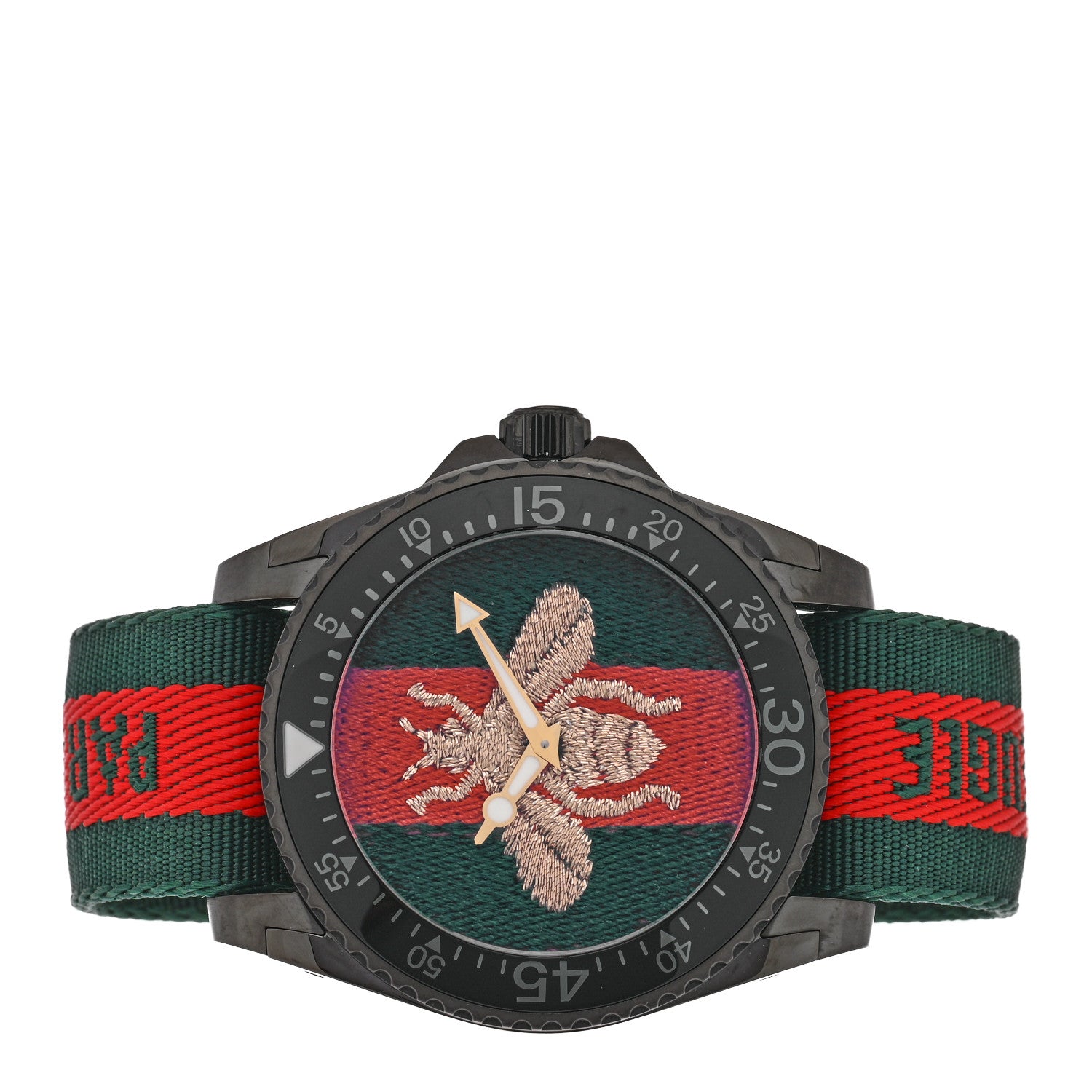 Gucci Stainless Steel Nylon 45mm Le Marche Des Merveilles Bee