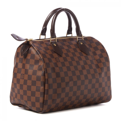 Louis Vuitton Damier Ebene Speedy 30 3 of 9