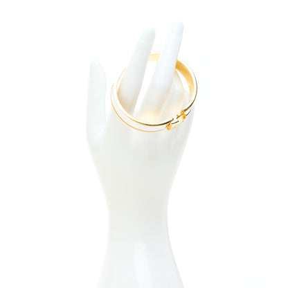 Hermes Enamel Narrow Clic Clac H Bracelet GM White 2 of 5