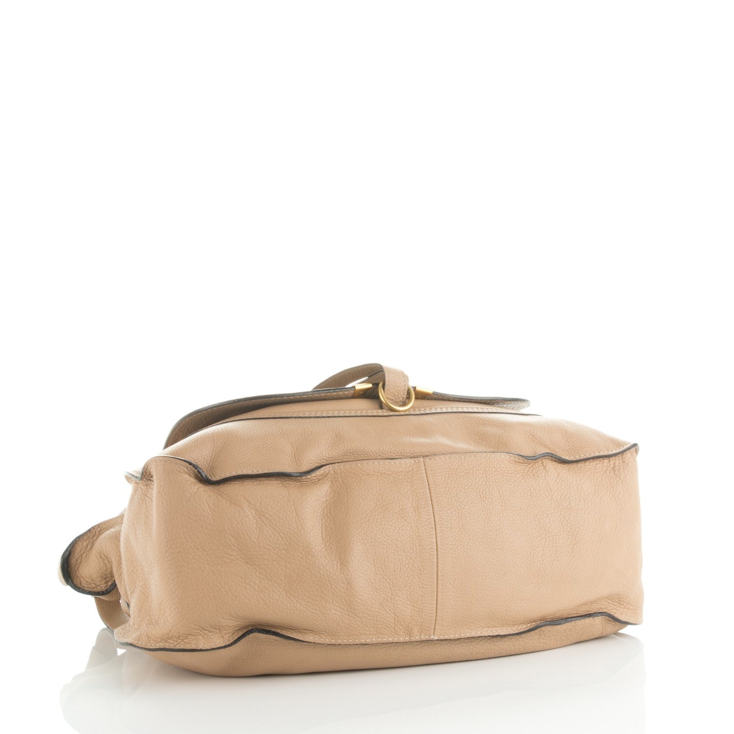 Calfskin Large Marcie Satchel Clay