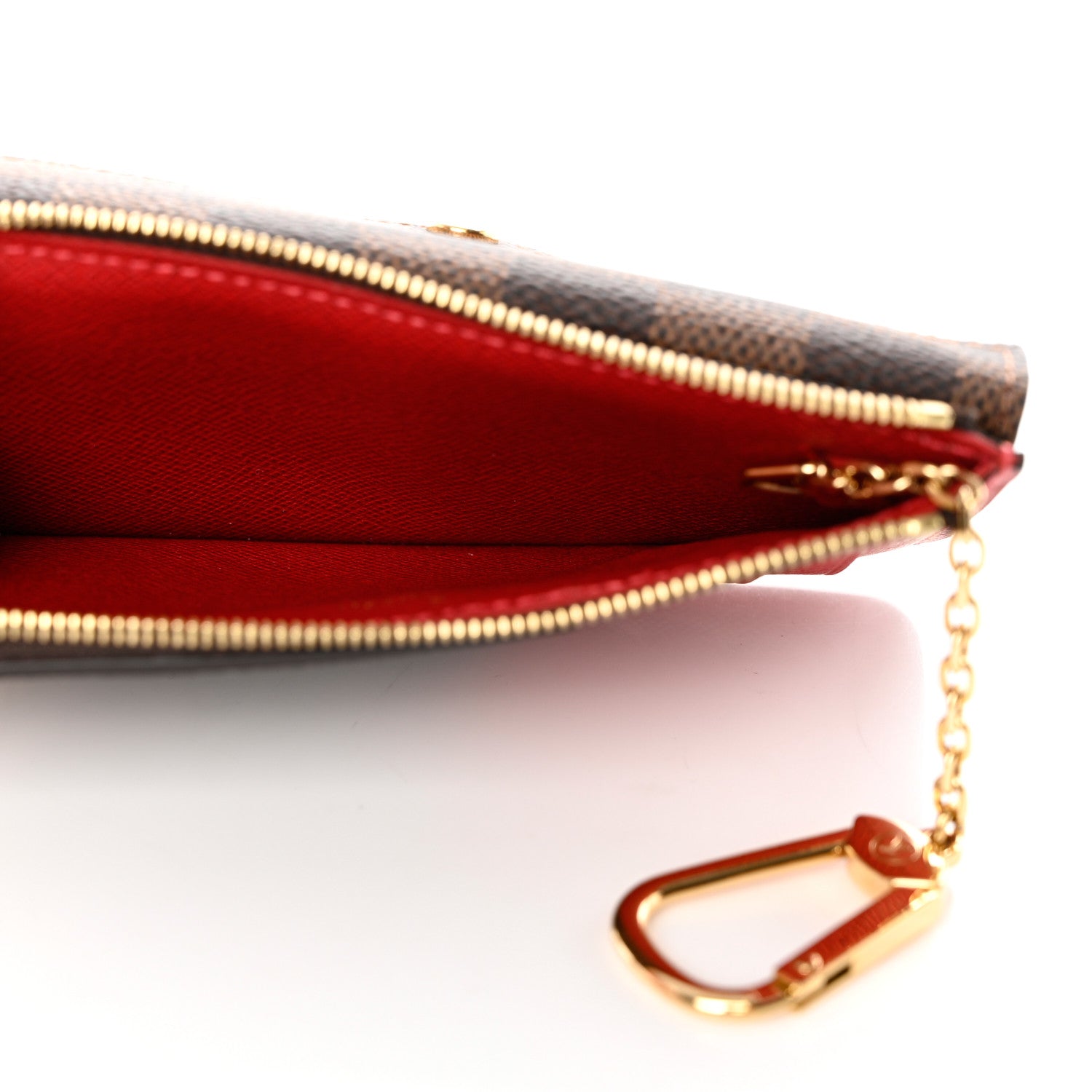 Louis Vuitton Damier Ebene Recto Verso Card Holder Red 6 of 8
