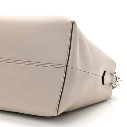 Fendi Vitello Dolce 4 Color Large By The Way Boston Bag Grigio Polvere Emerald Multicolor 10 of 12
