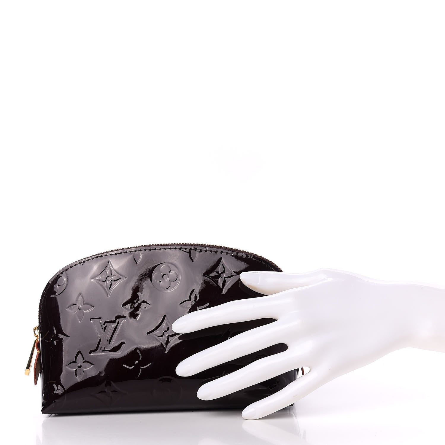 Louis Vuitton Vernis Cosmetic Pouch Amarante 2 of 9