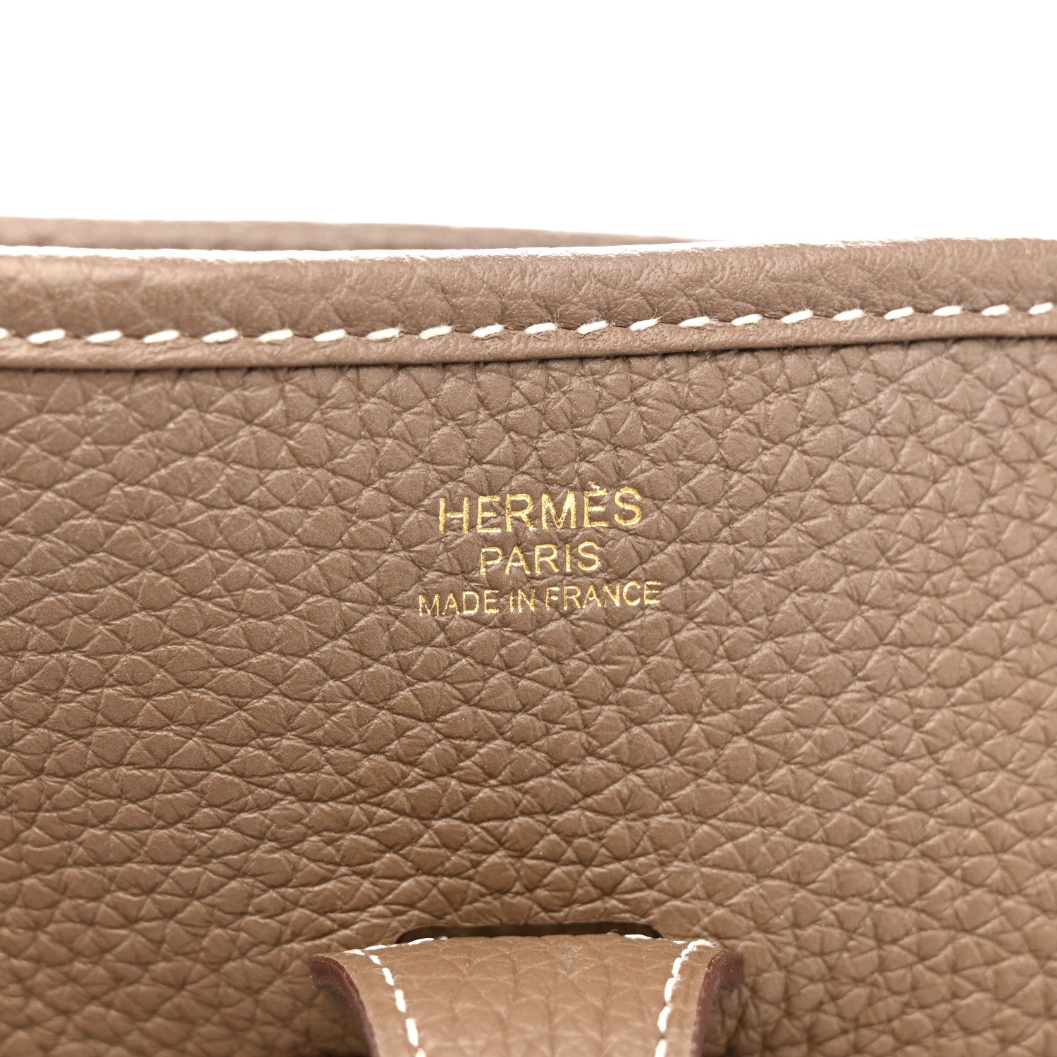 Hermes Taurillon Clemence Evelyne III PM Etoupe 6 of 14