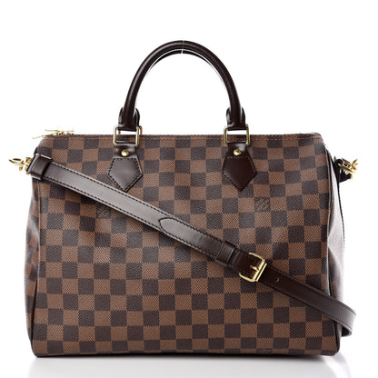 Louis Vuitton Damier Ebene Speedy Bandouliere 30 1 of 10