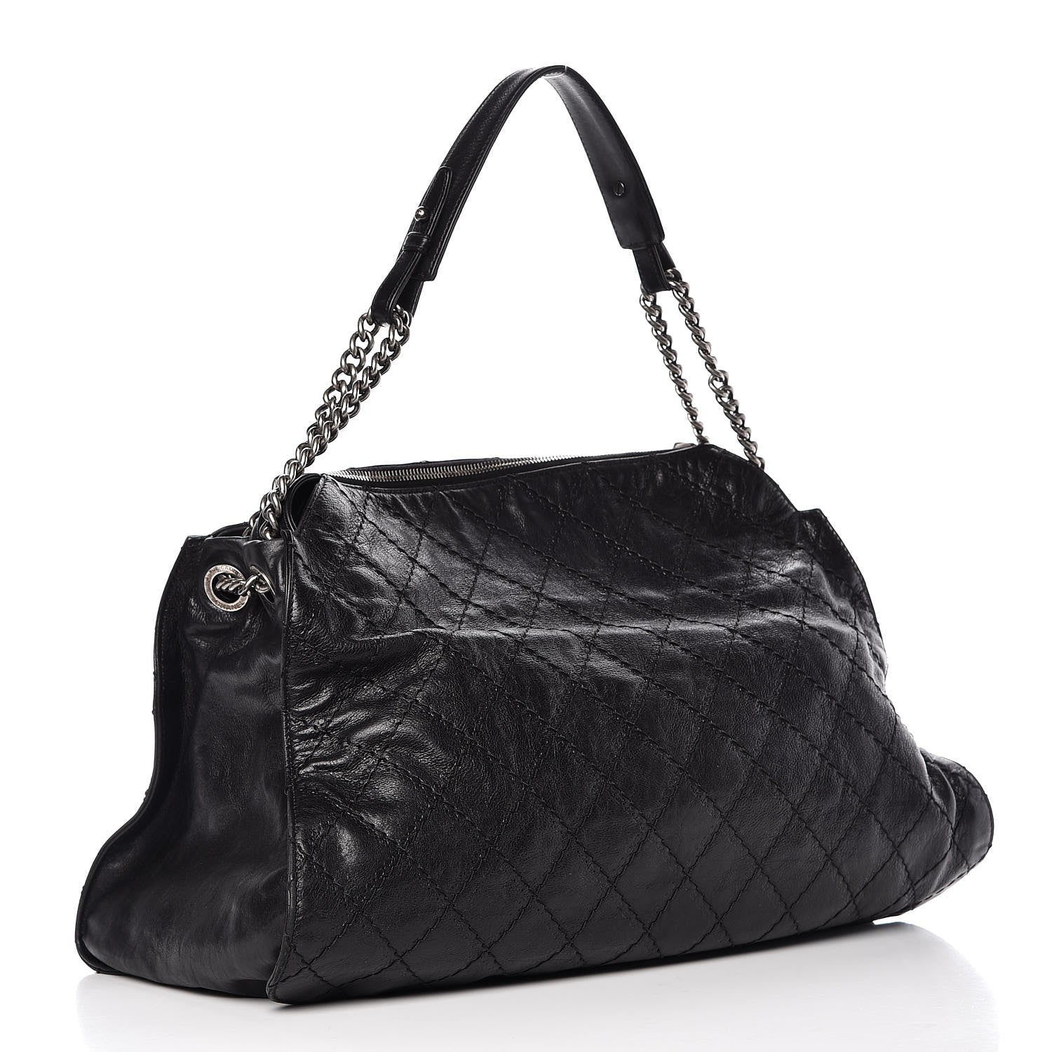 Chanel Calfskin CC Crave Tote Black 3 of 11