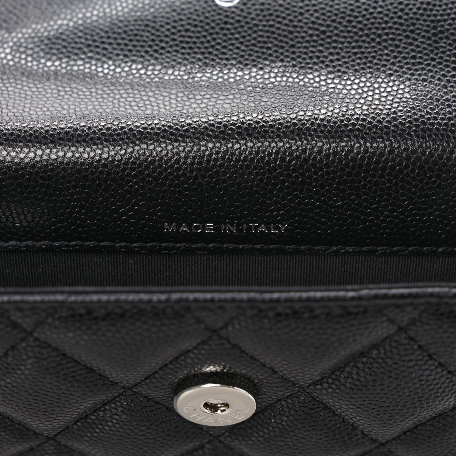 Chanel Caviar Quilted My Everything Belt Flap Card Holder Black 6 of 8