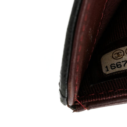 Chanel Lambskin Quilted Yen Wallet Black 8 of 8