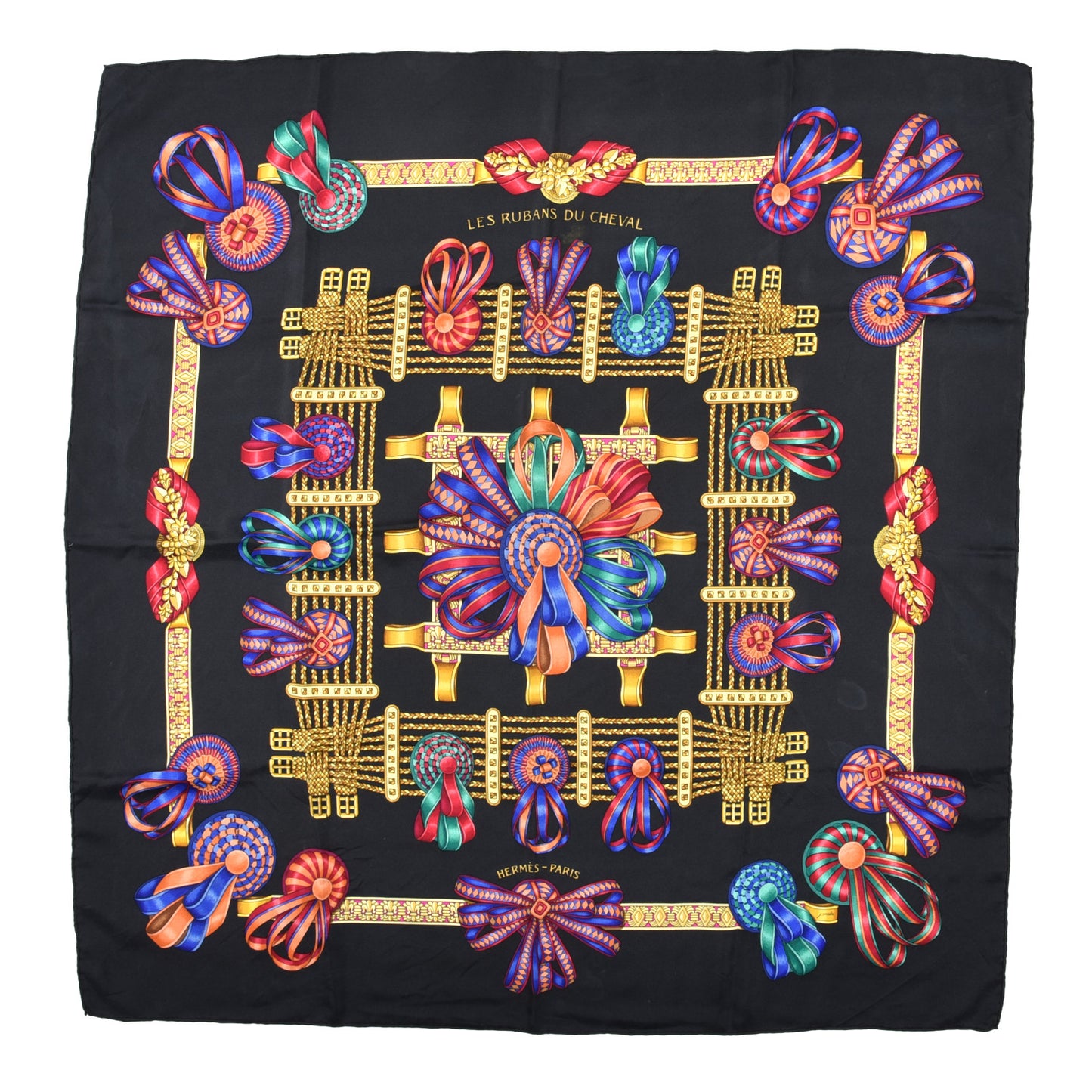 Silk Les Rubans Du Cheval Scarf 90