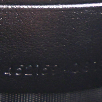 Saint Laurent Calfskin Crocodile Embossed Kate Monogram Tassel Chain Wallet Black 7 of 10