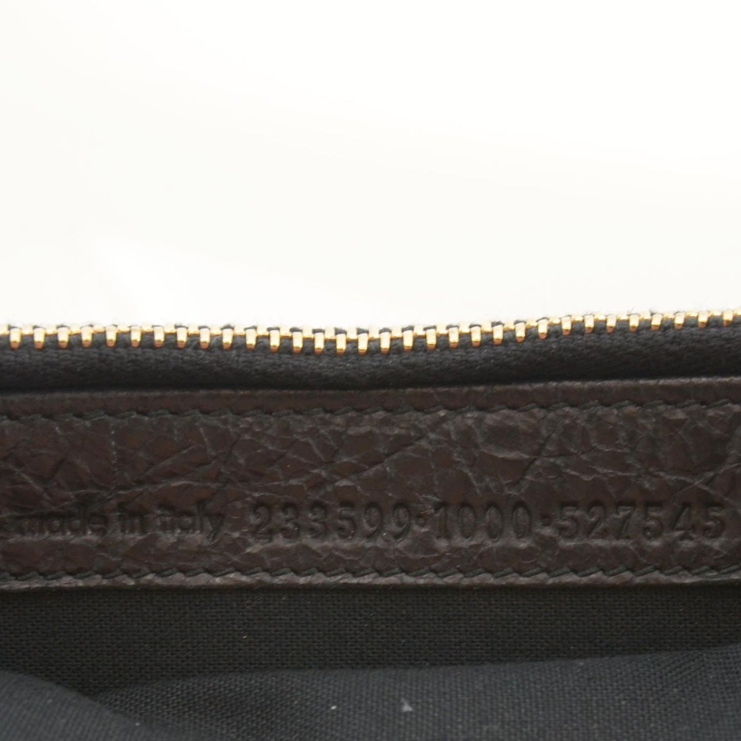Agneau Giant 12 Rose Gold Hardware Money Wallet Black