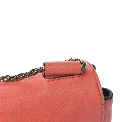 Chloe Goatskin Medium Elsie Shoulder Bag Coral Pop 15 of 16