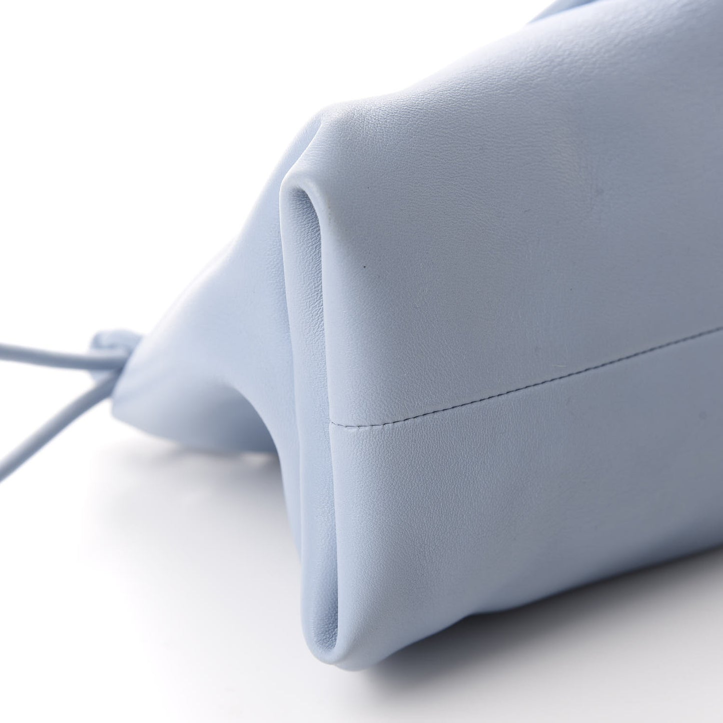 Lambskin BV Trine Clutch Ice